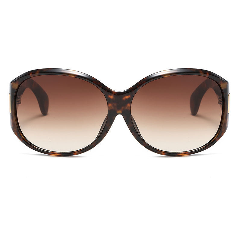 Tortoiseshell Oversized Retro Sunglasses