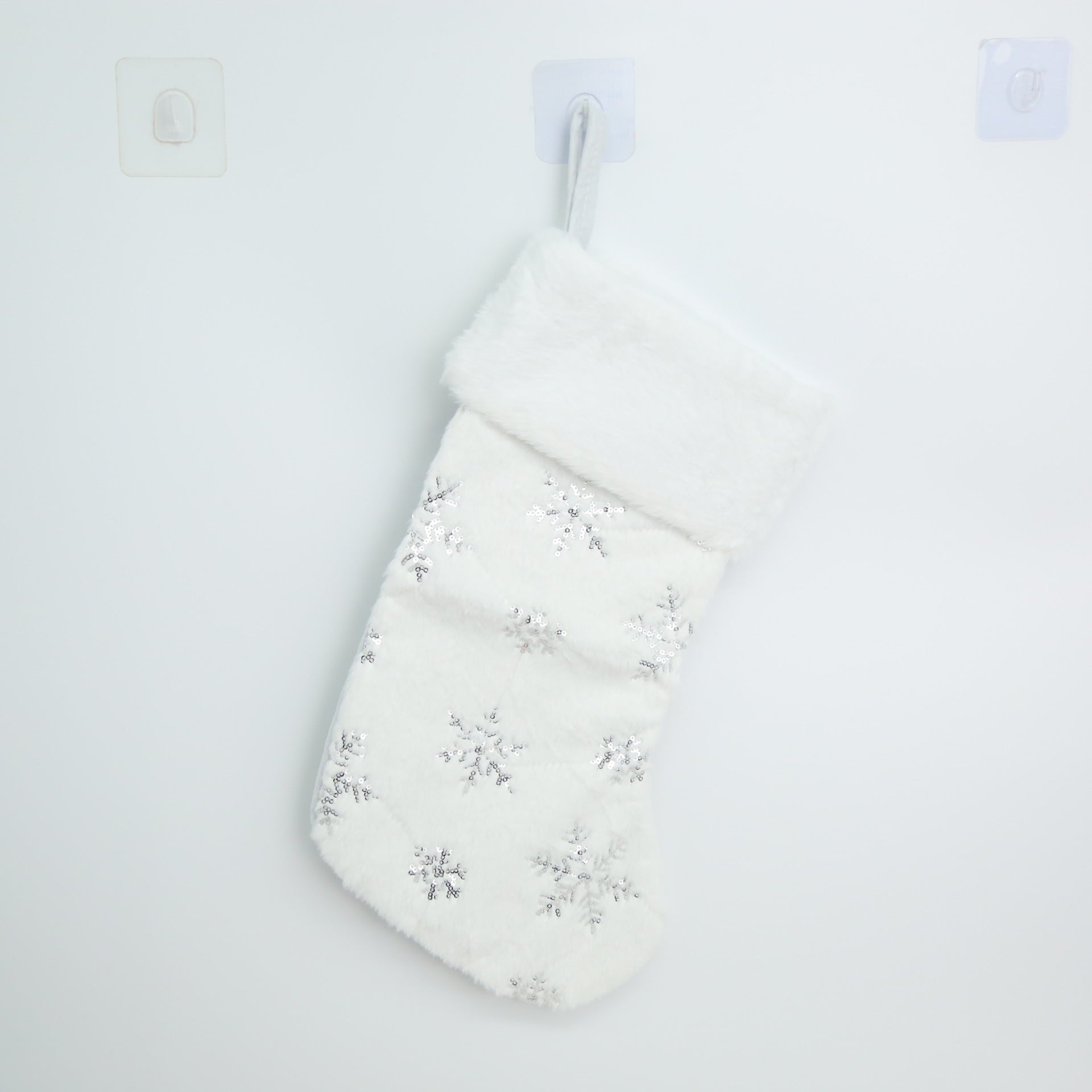 Mini Embroidered Snowflake Stocking Ornament