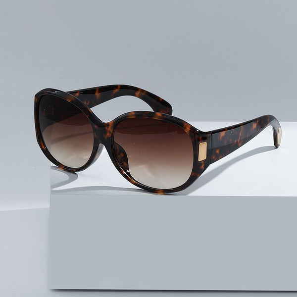 Tortoiseshell Oversized Retro Sunglasses