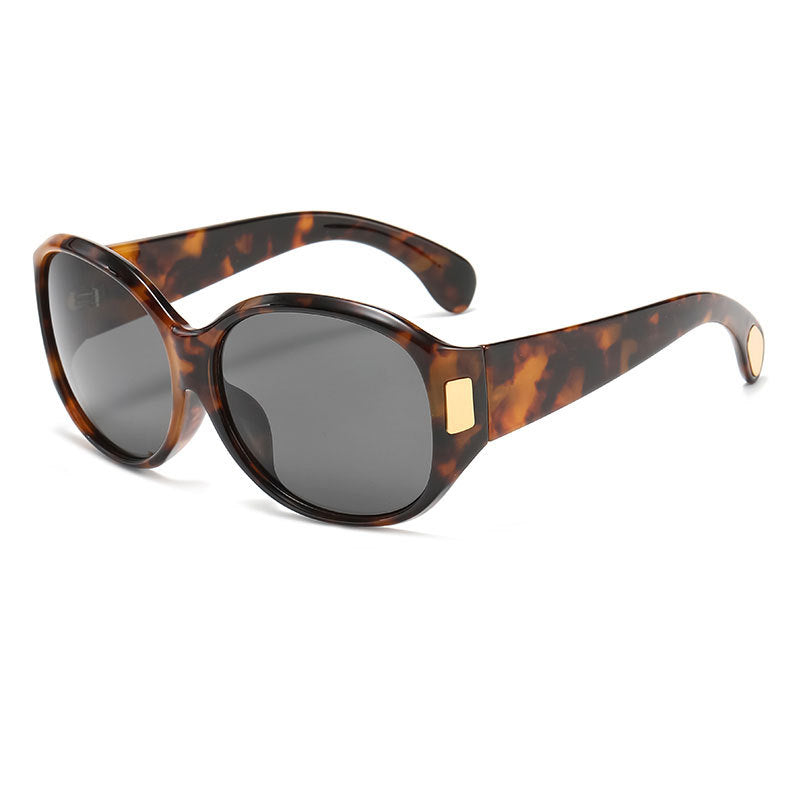 Tortoiseshell Oversized Retro Sunglasses