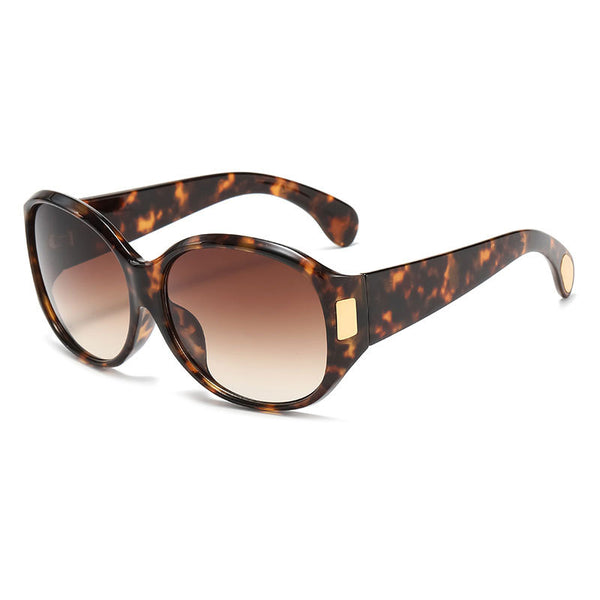 Tortoiseshell Oversized Retro Sunglasses