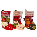 Decorative Candy Stockings - Santa, Snowman & Reindeer Styles