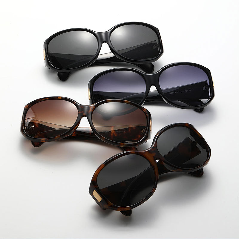 Tortoiseshell Oversized Retro Sunglasses