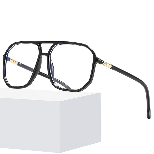 Large-Framed Blue Light Blocking Square-Framed Myopia Glasses