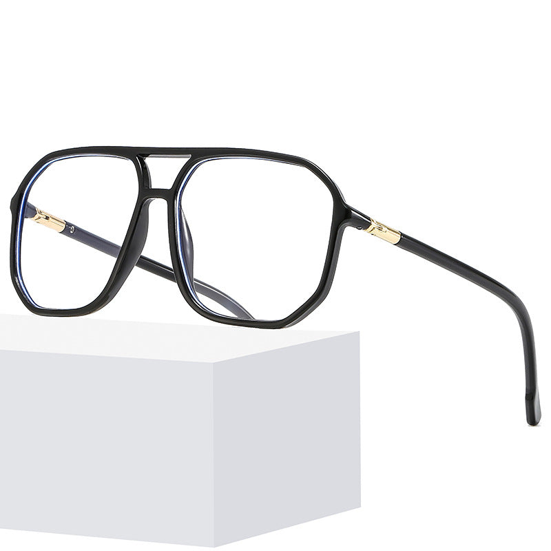 Large-Framed Blue Light Blocking Square-Framed Myopia Glasses