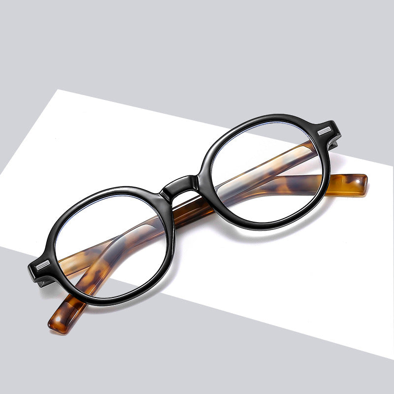 Oval-Shaped Blue Light Blocking Glasses For Nearsightedness