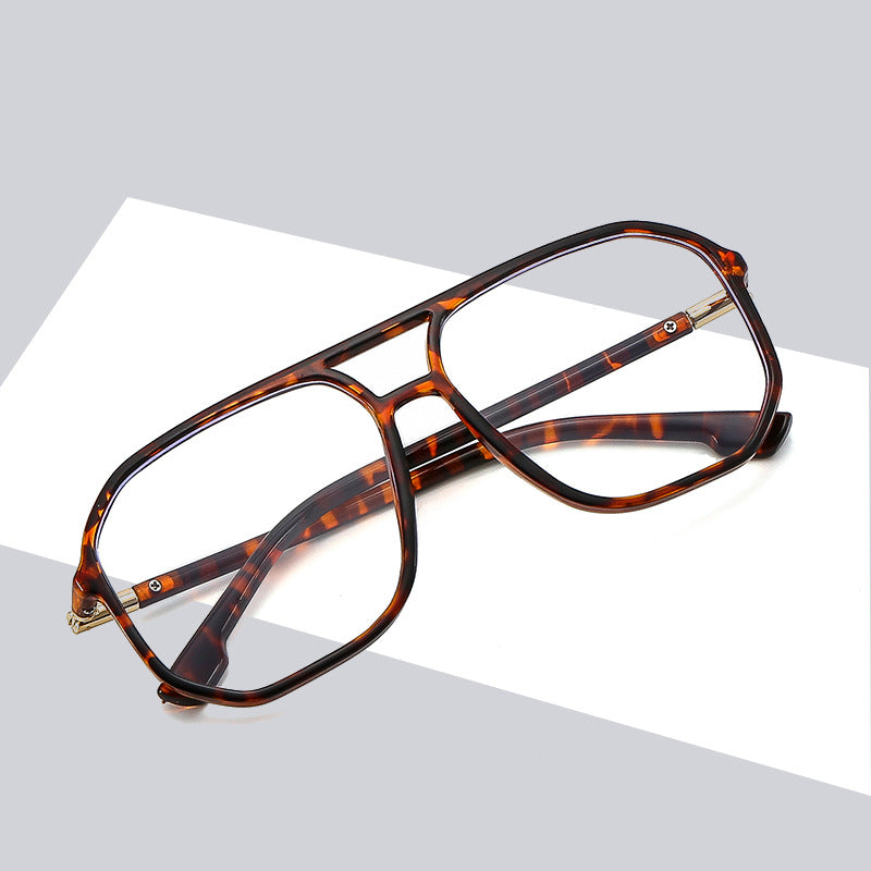 Large-Framed Blue Light Blocking Square-Framed Myopia Glasses