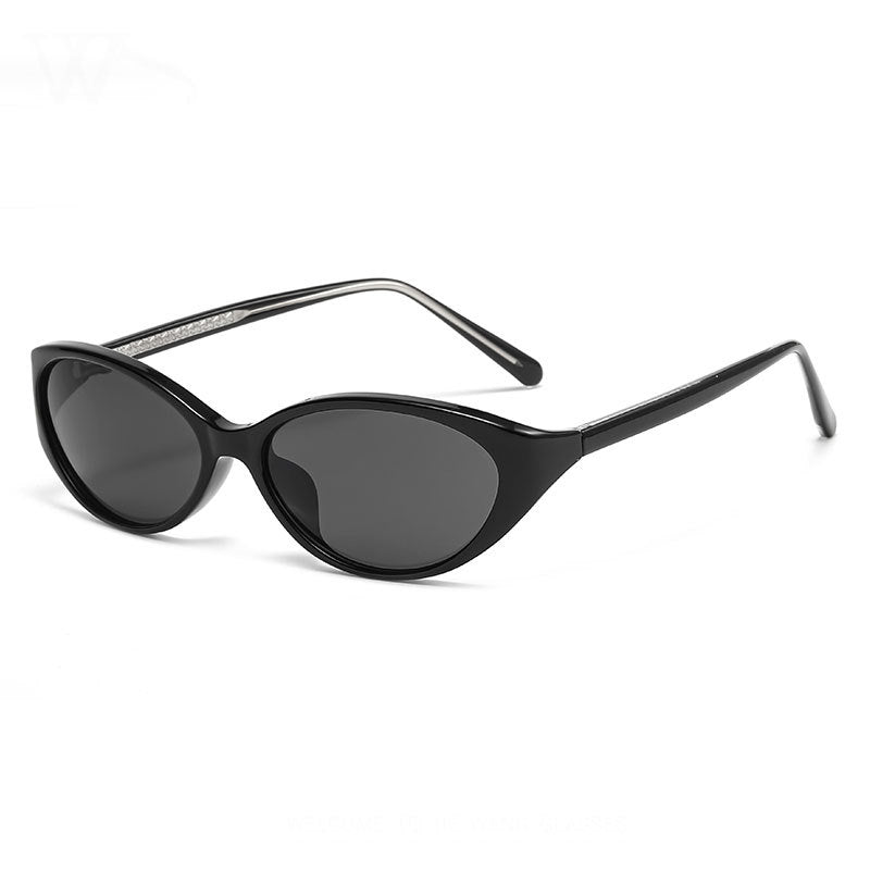 Cat-Eye Small Frame Oval Sunglasses