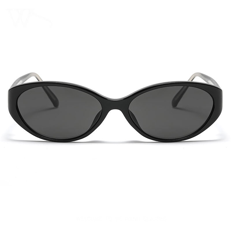Cat-Eye Small Frame Oval Sunglasses